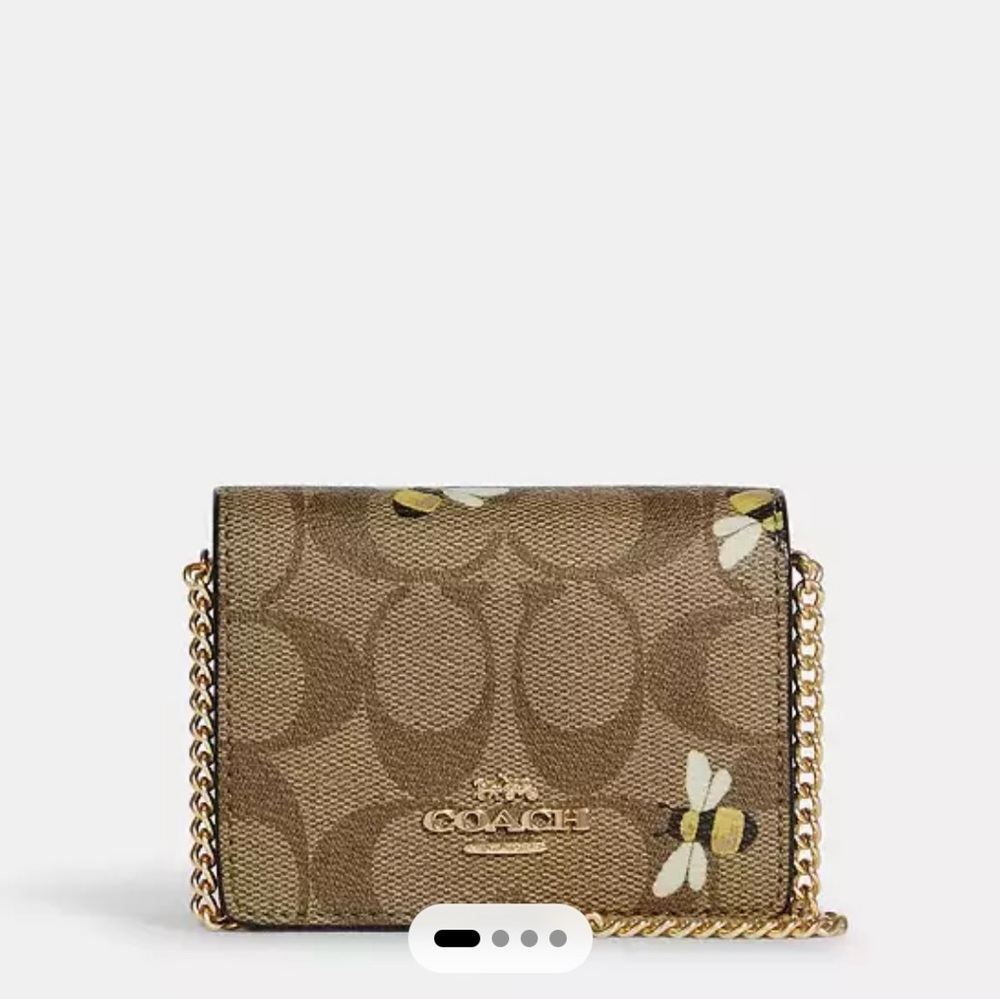 COACH Micro Shoulder-Chain Bag